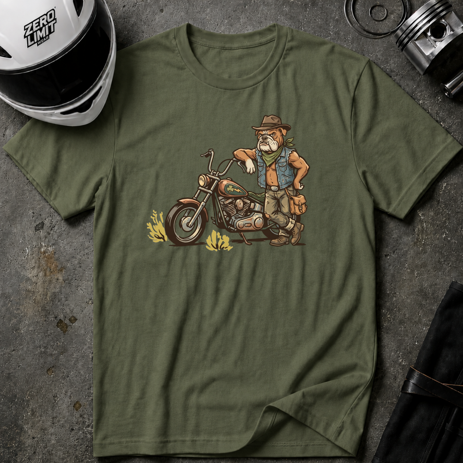 BULLDOG RIDER T-SHIRT