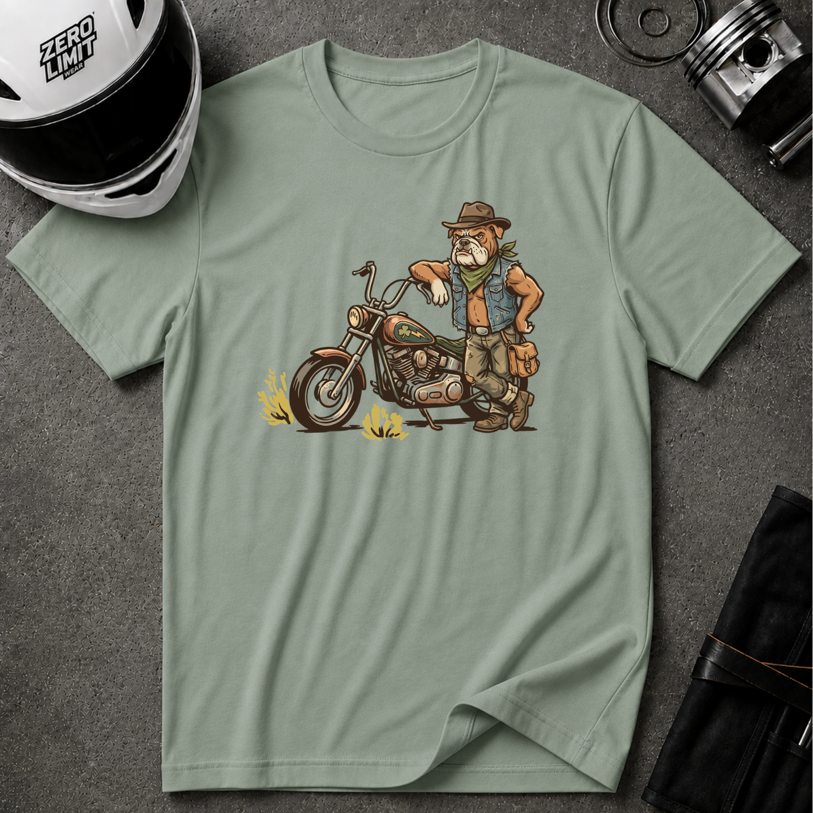 BULLDOG RIDER T-SHIRT