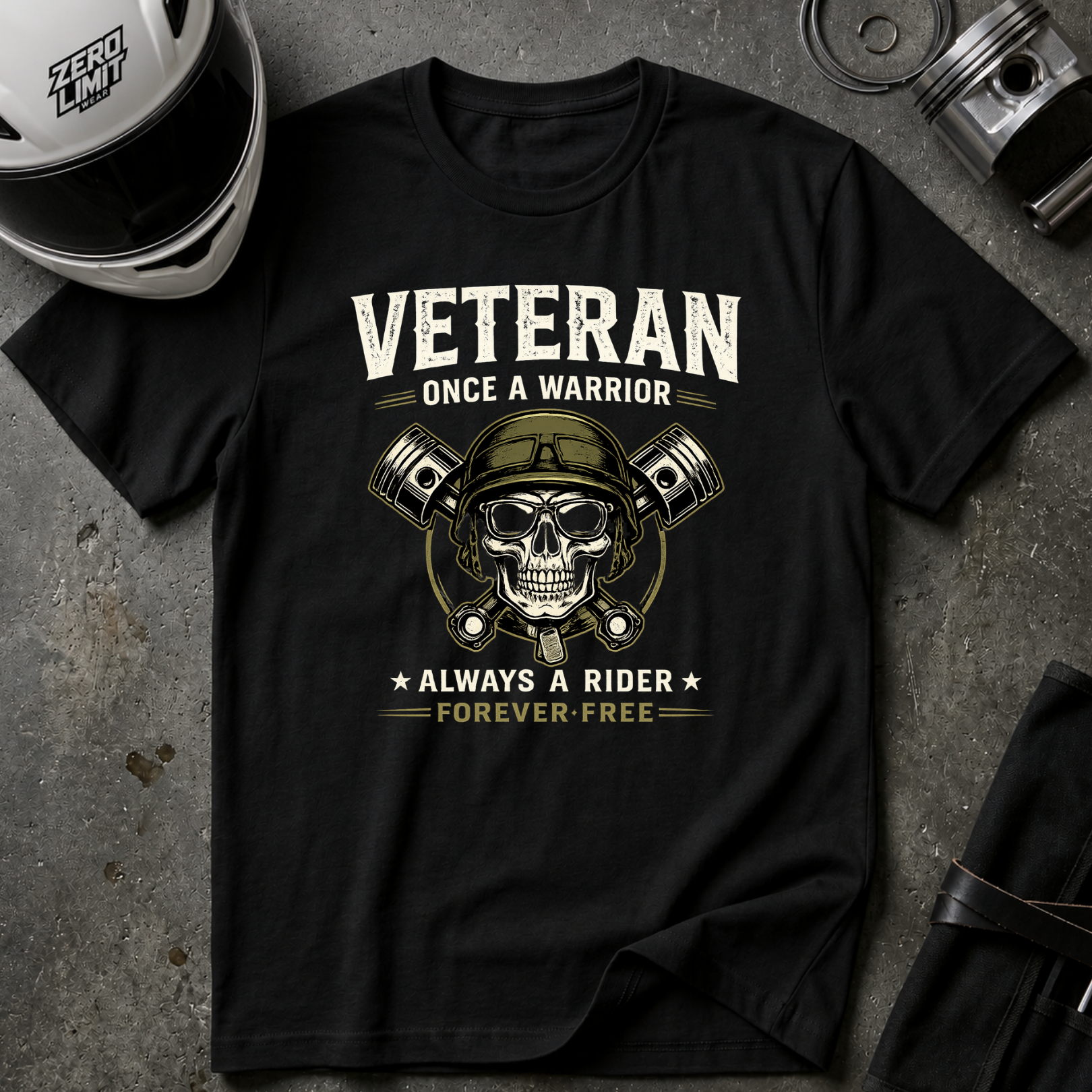 VETERAN RIDER T-SHIRT