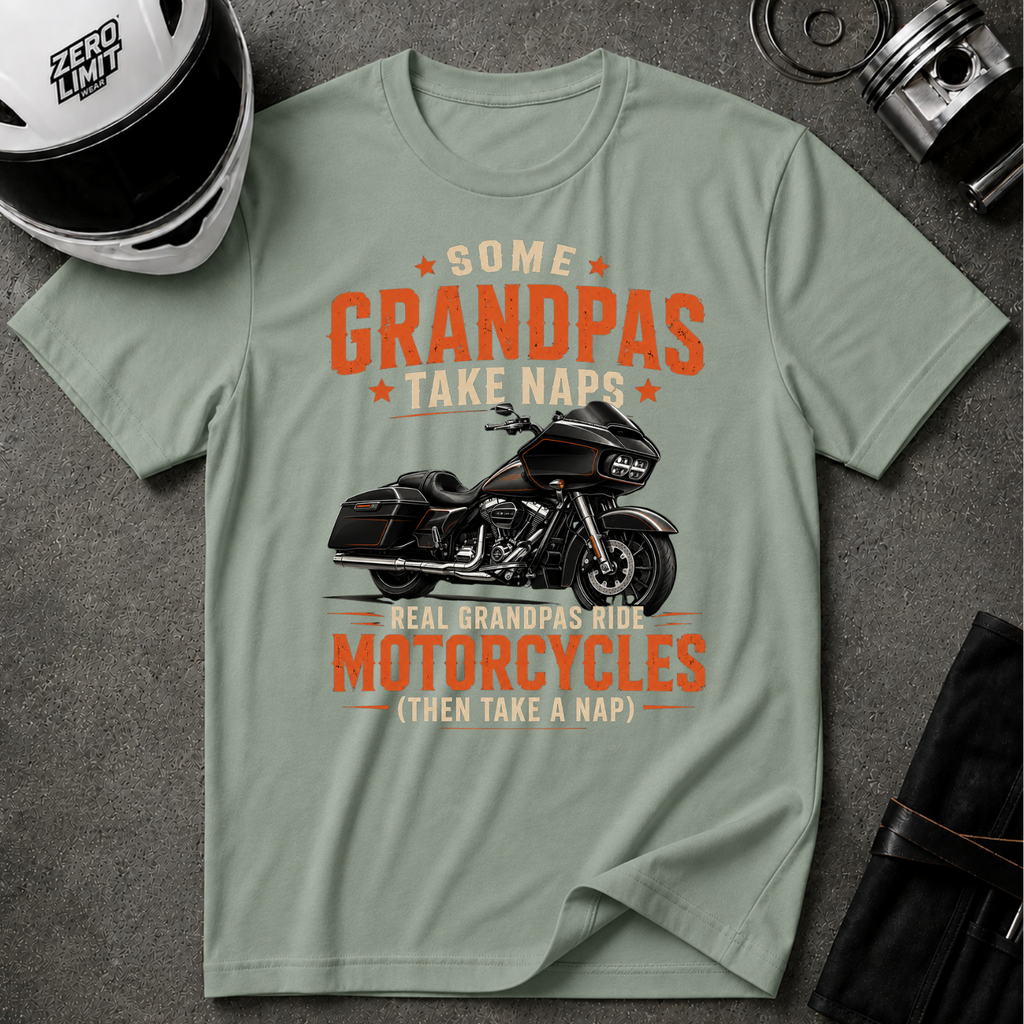 MOTORCYCLE GRANDPAS T-SHIRT
