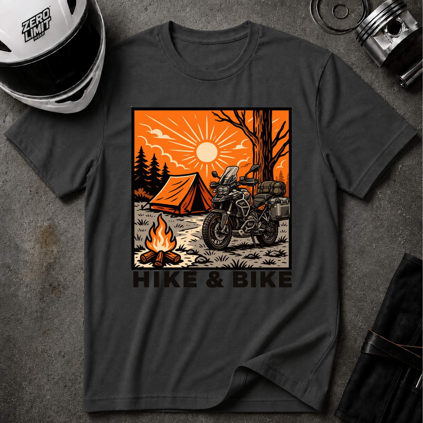 HIKE & BIKE T-SHIRT