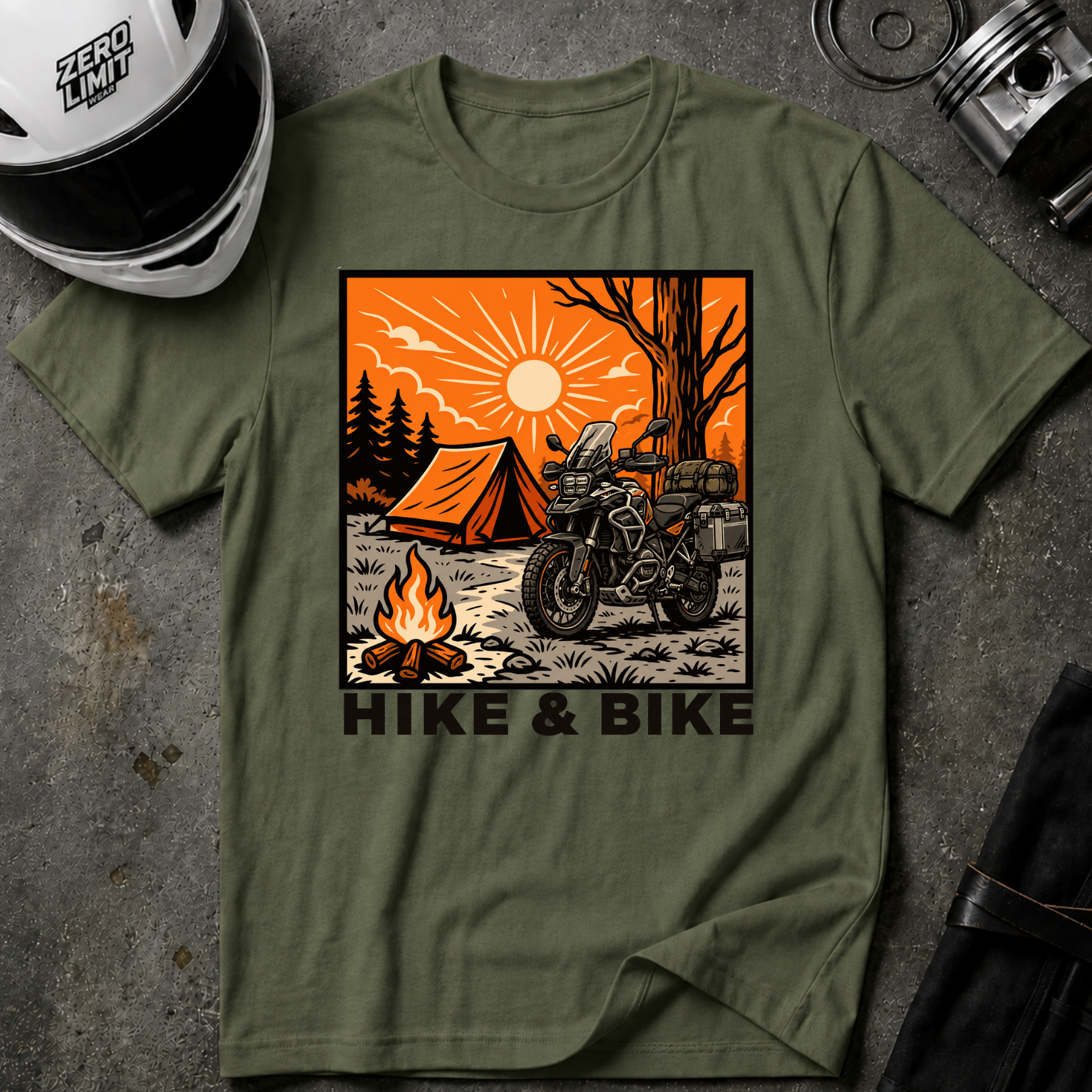 HIKE & BIKE T-SHIRT