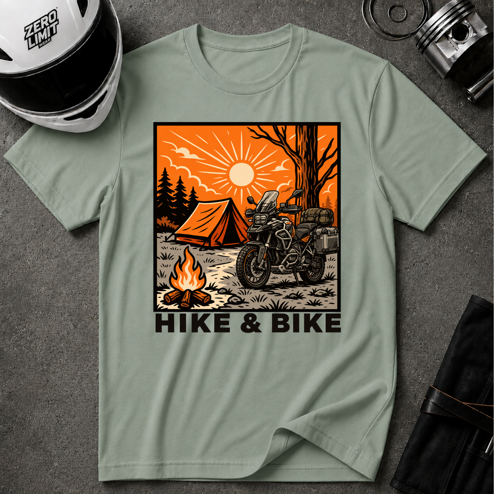 HIKE & BIKE T-SHIRT