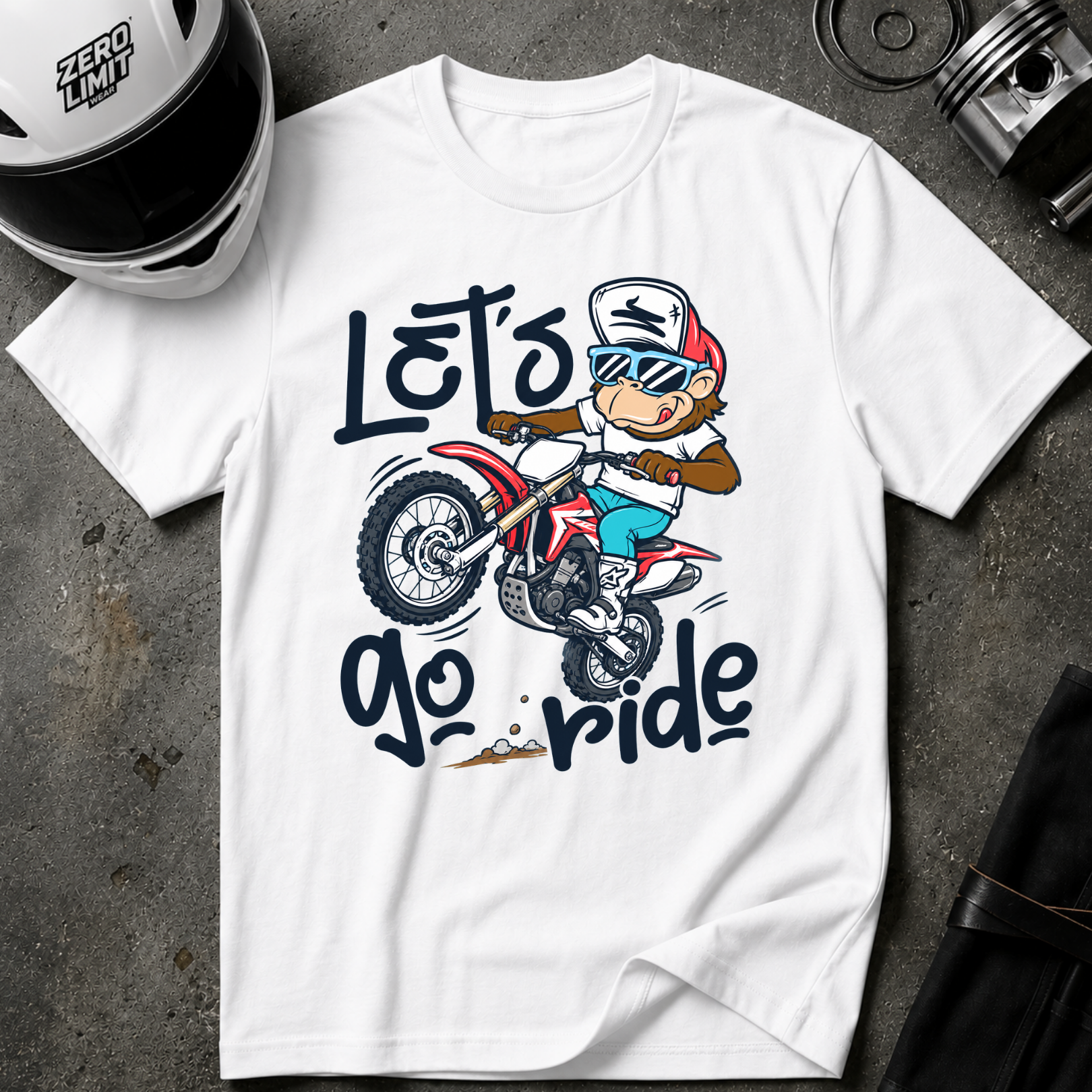 LET'S GO RIDE T-SHIRT