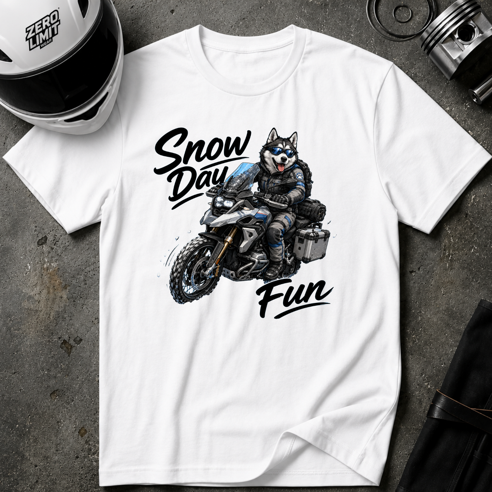 SNOW FUN DAY T-SHIRT