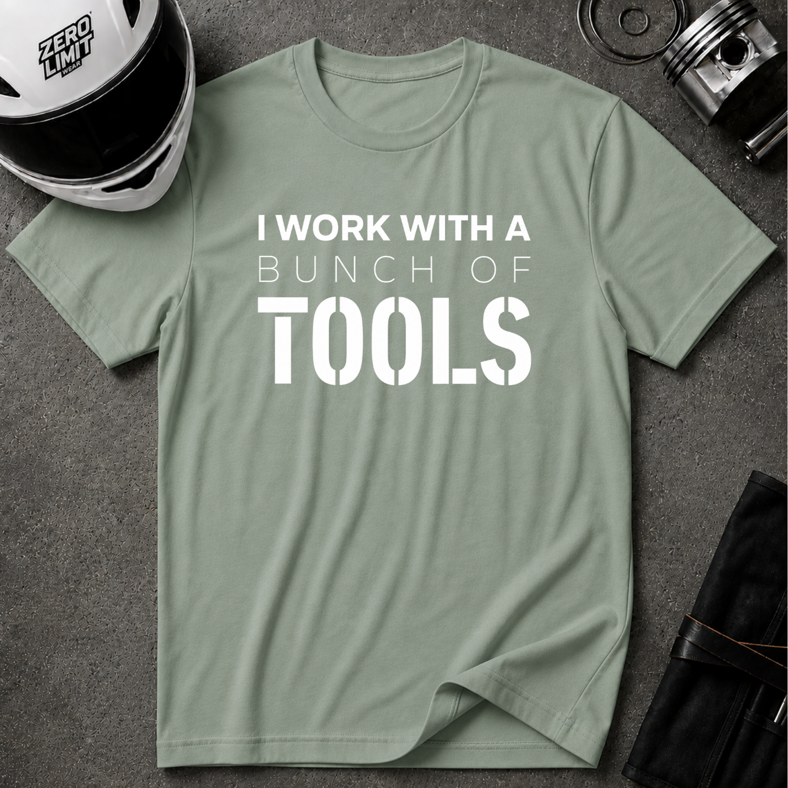 WORK WITH TOOLS T-SHIRT