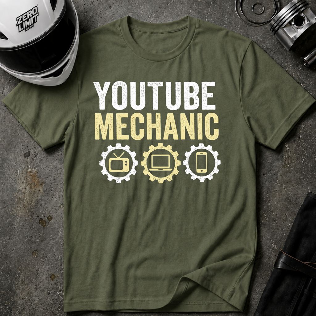 YOUTUBE MECHANIC T-SHIRT