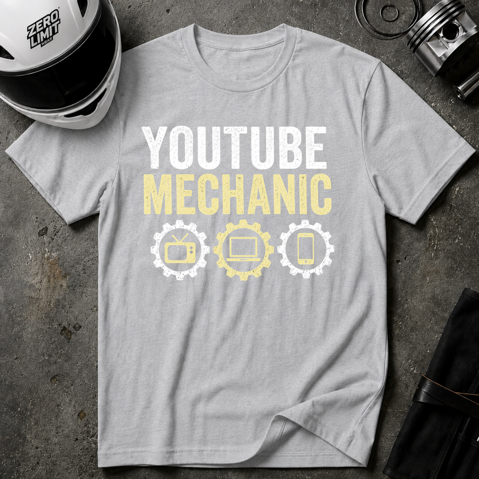 YOUTUBE MECHANIC T-SHIRT