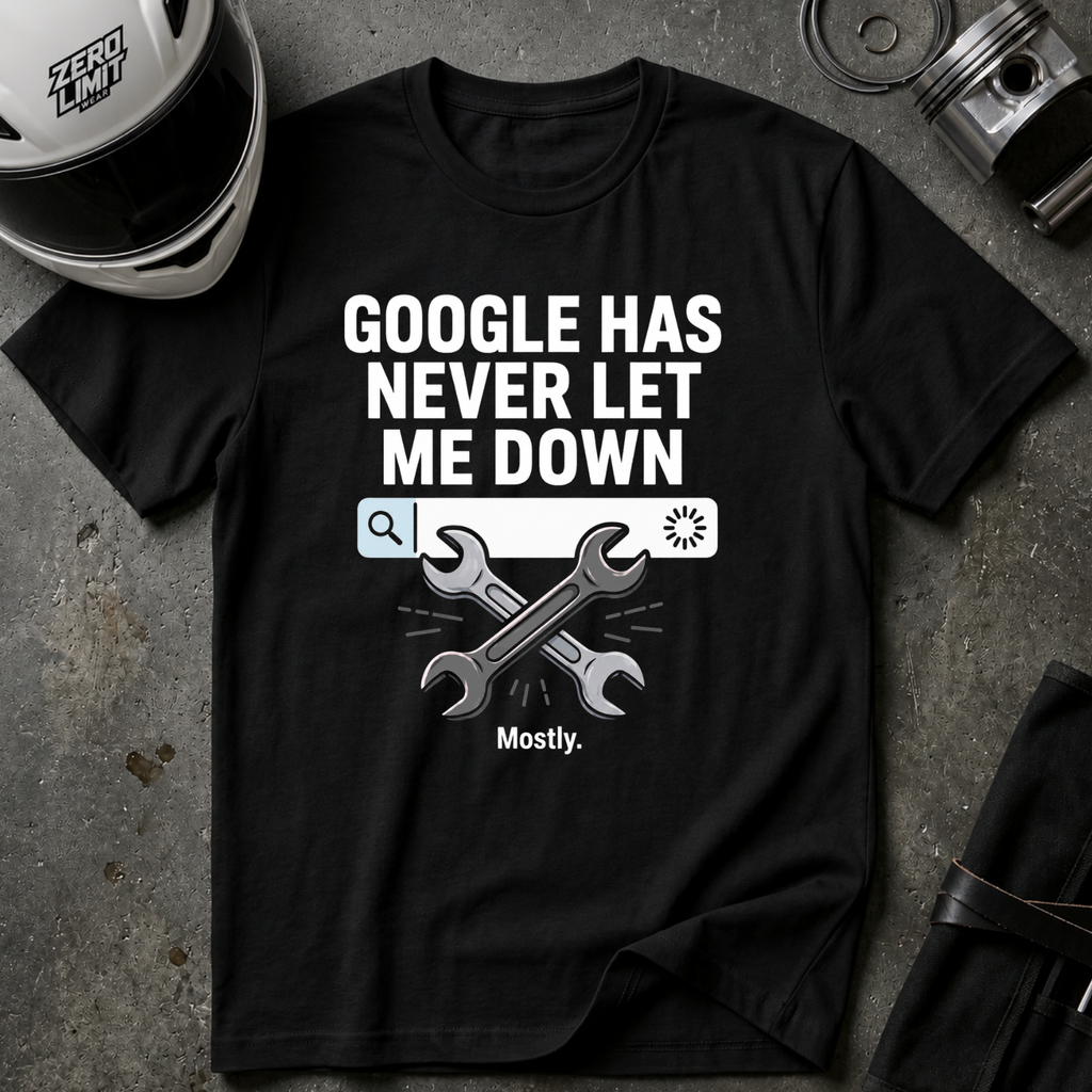 GOOGLE HAS NEVER T-SHIRT