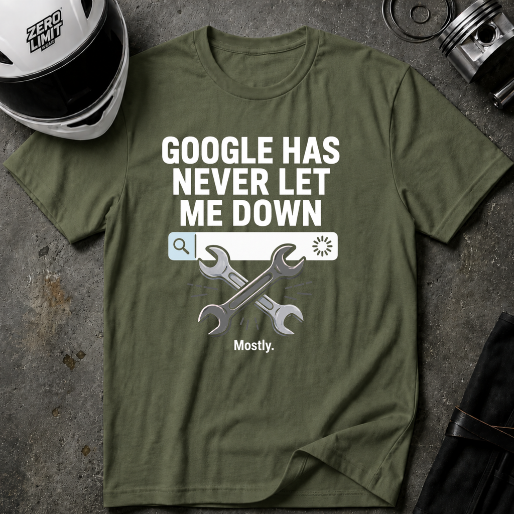 GOOGLE HAS NEVER T-SHIRT