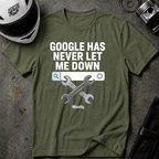 GOOGLE HAS NEVER T-SHIRT