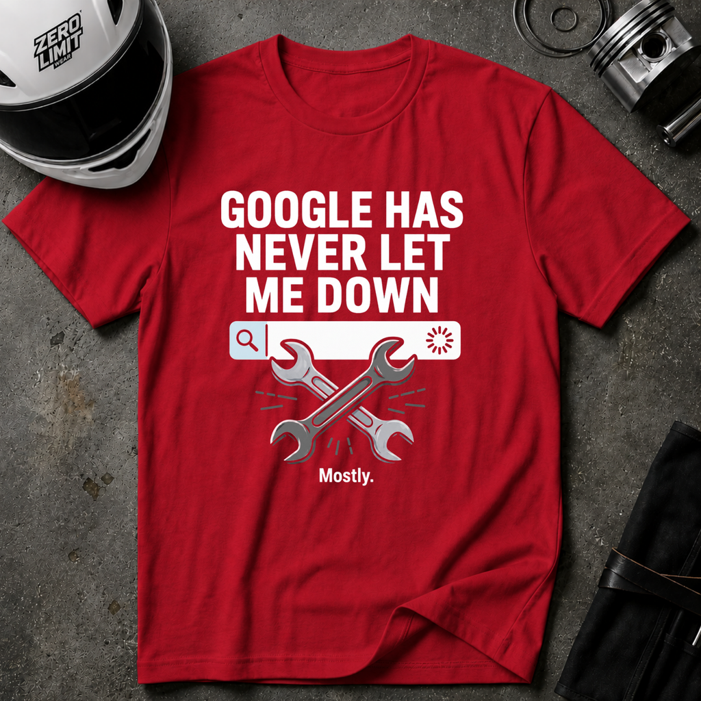GOOGLE HAS NEVER T-SHIRT