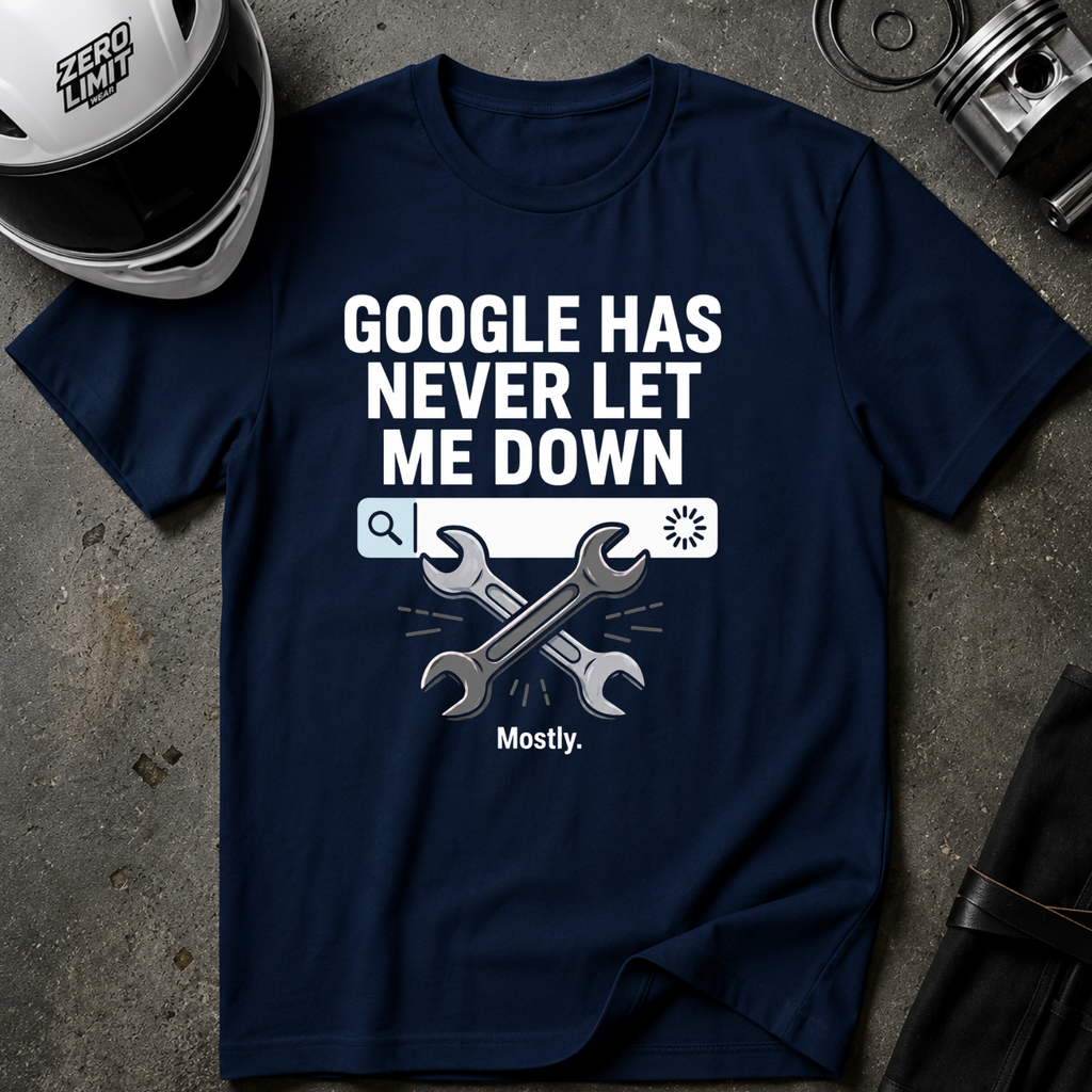 GOOGLE HAS NEVER T-SHIRT