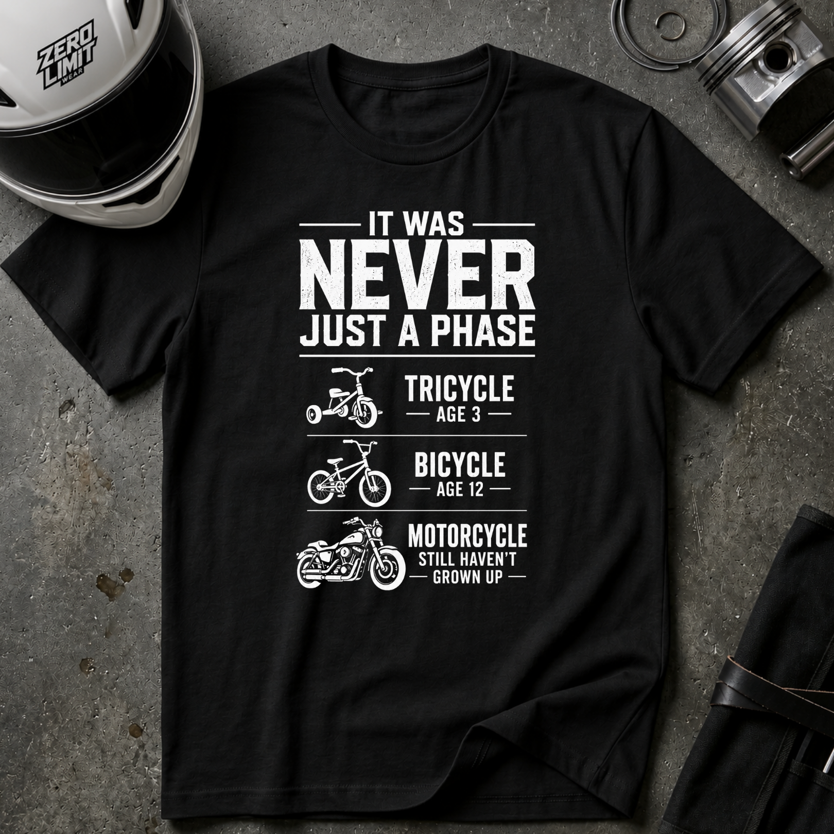 NEVER A PHASE T-SHIRT