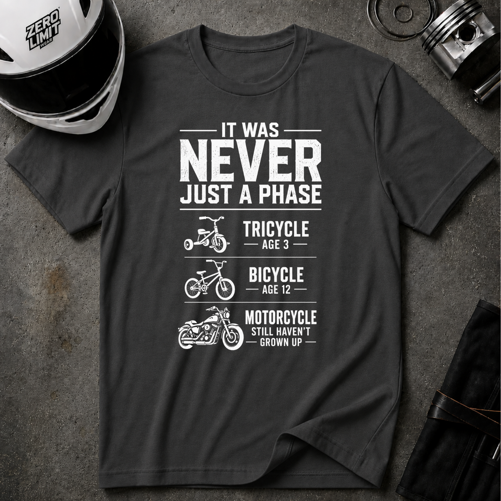NEVER A PHASE T-SHIRT