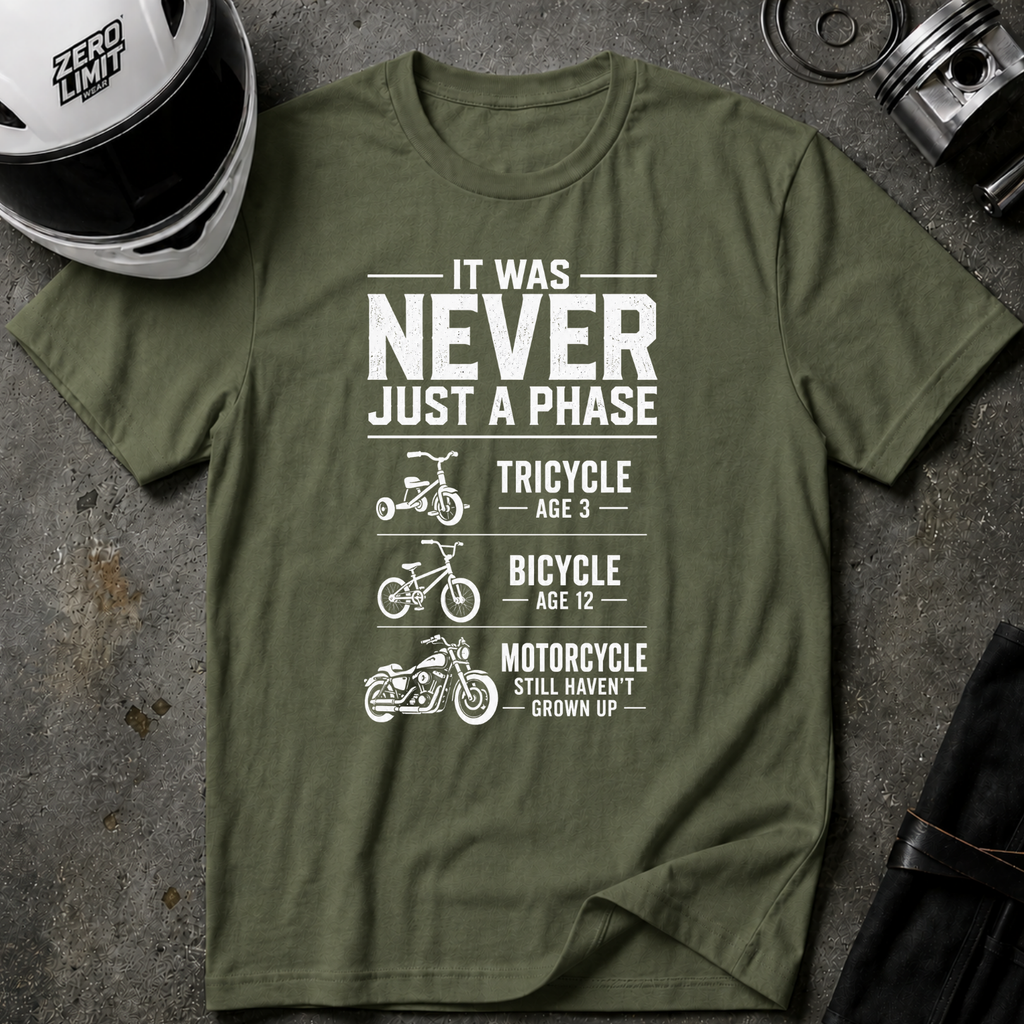 NEVER A PHASE T-SHIRT