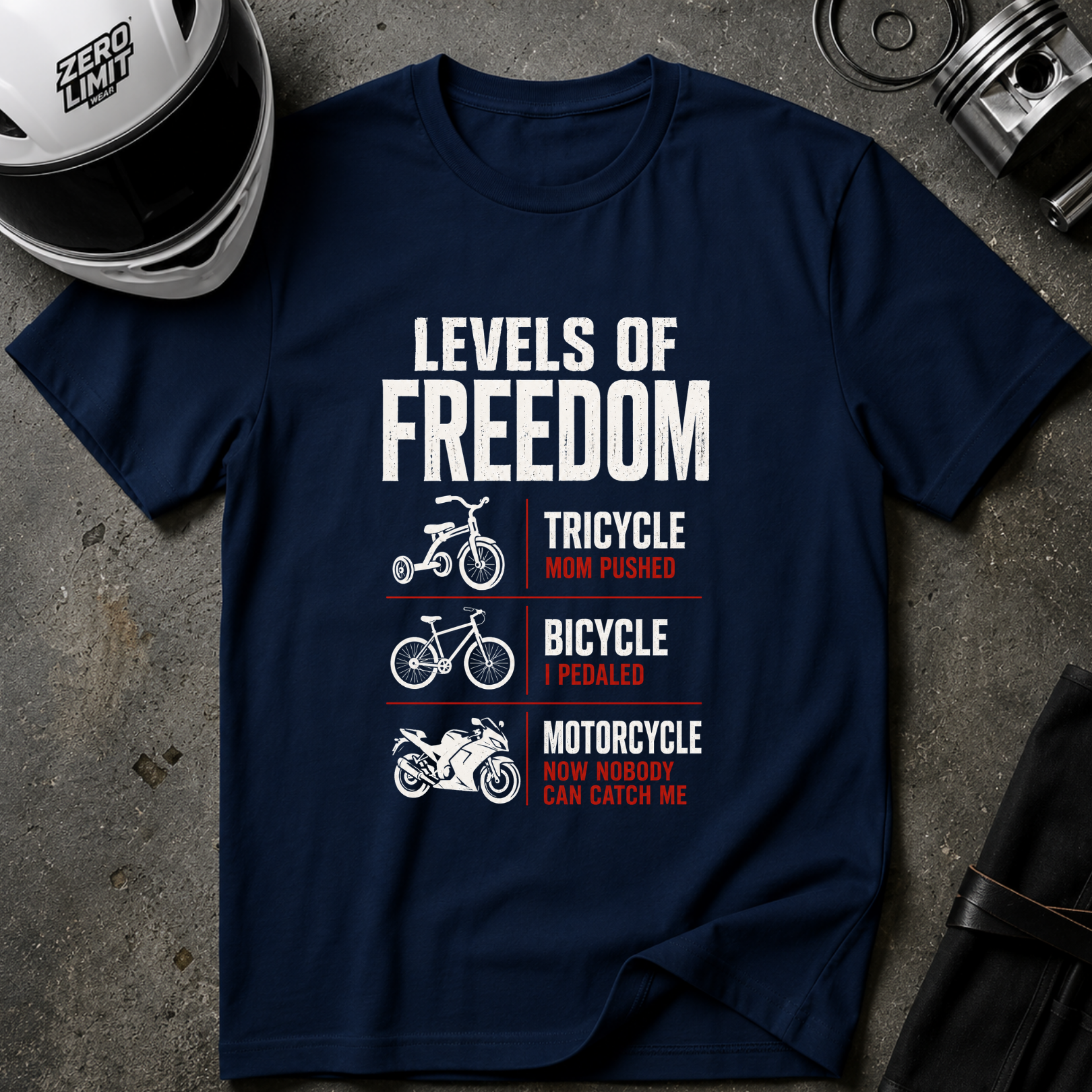 LEVELS OF FREEDOM T-SHIRT