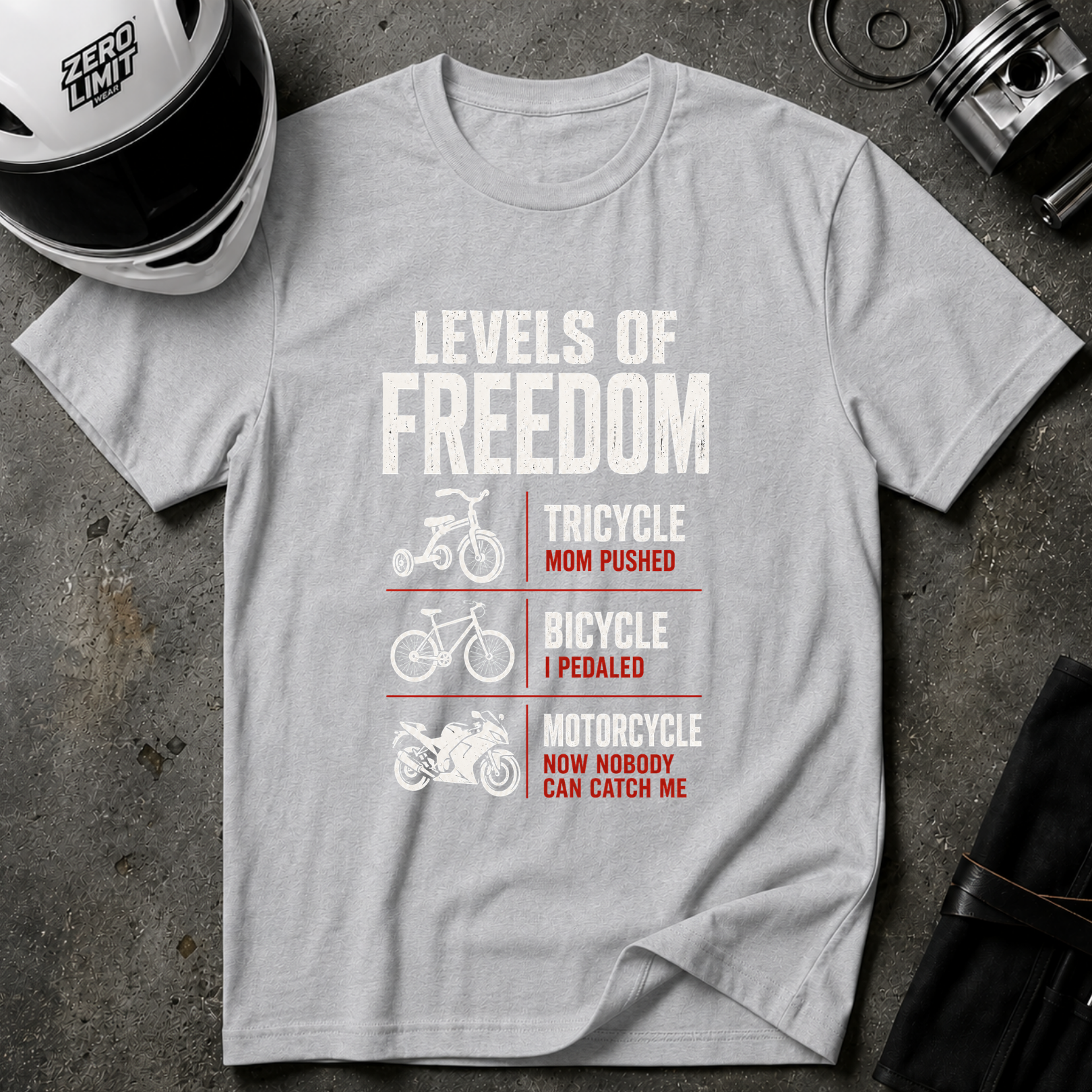LEVELS OF FREEDOM T-SHIRT