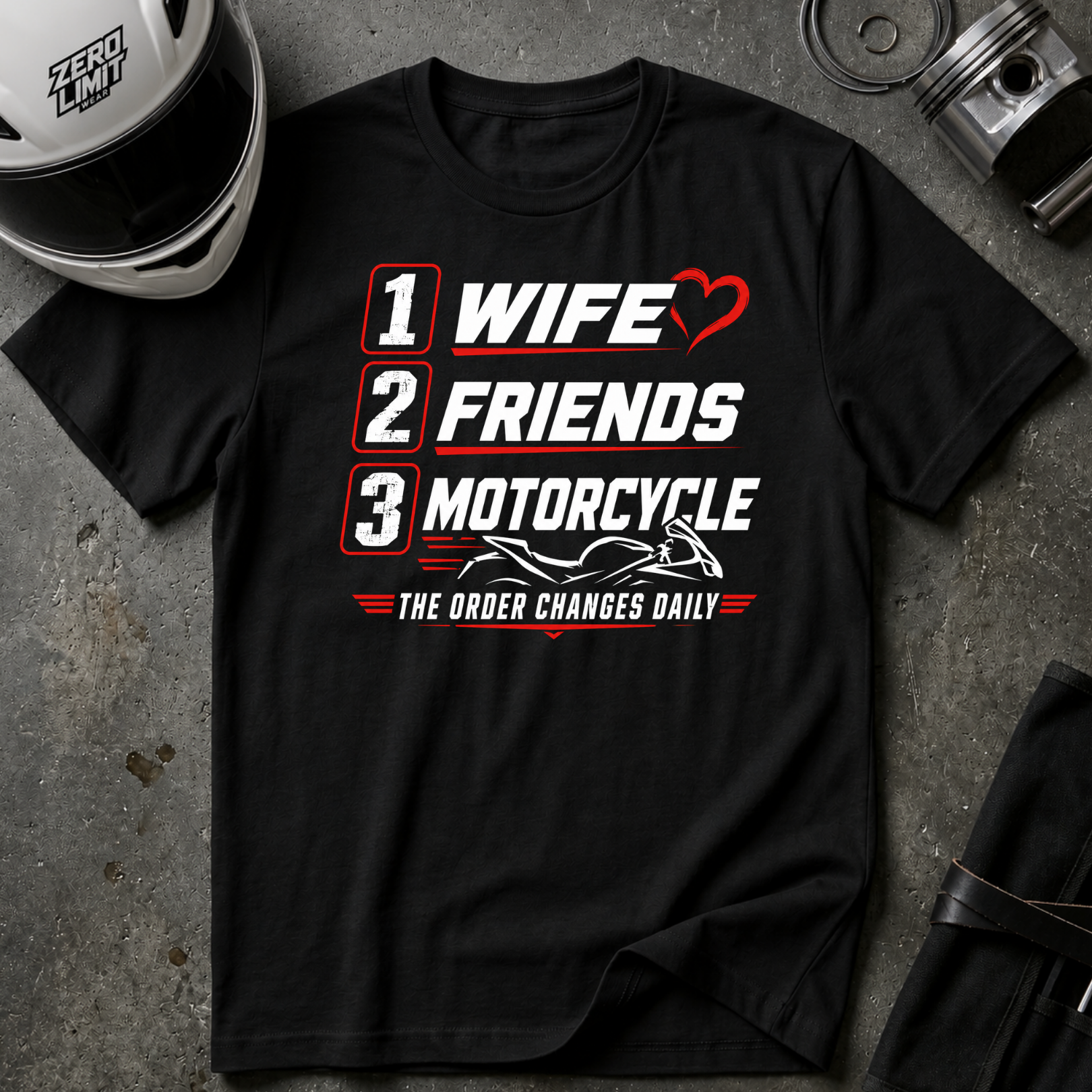 ORDER OF IMPORTANCE T-SHIRT