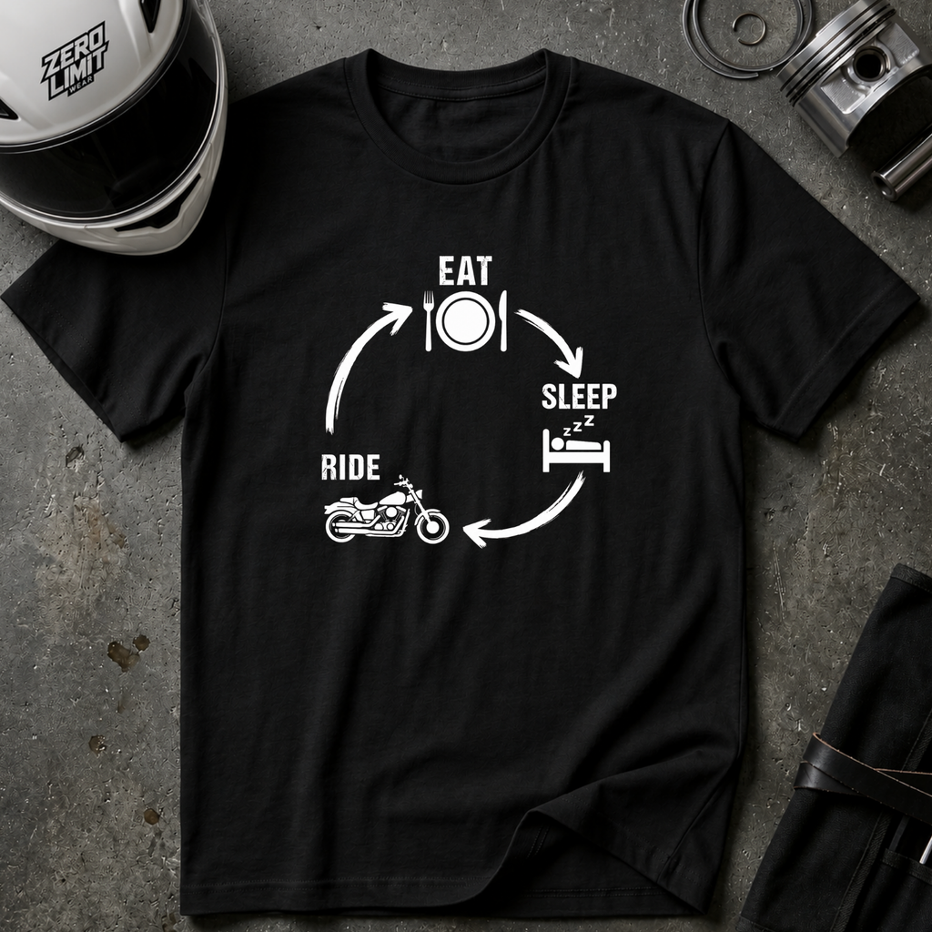 EAT, SLEEP, CRUISE T-SHIRT
