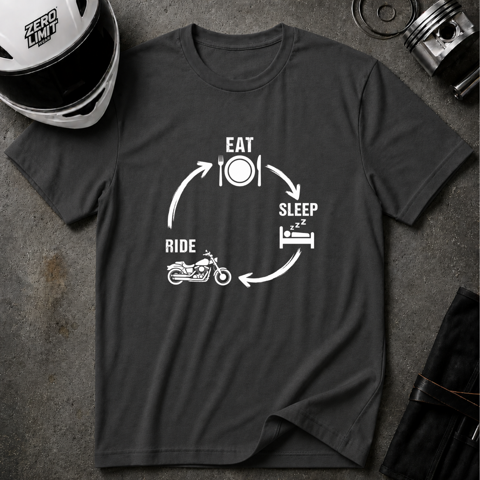 EAT, SLEEP, CRUISE T-SHIRT