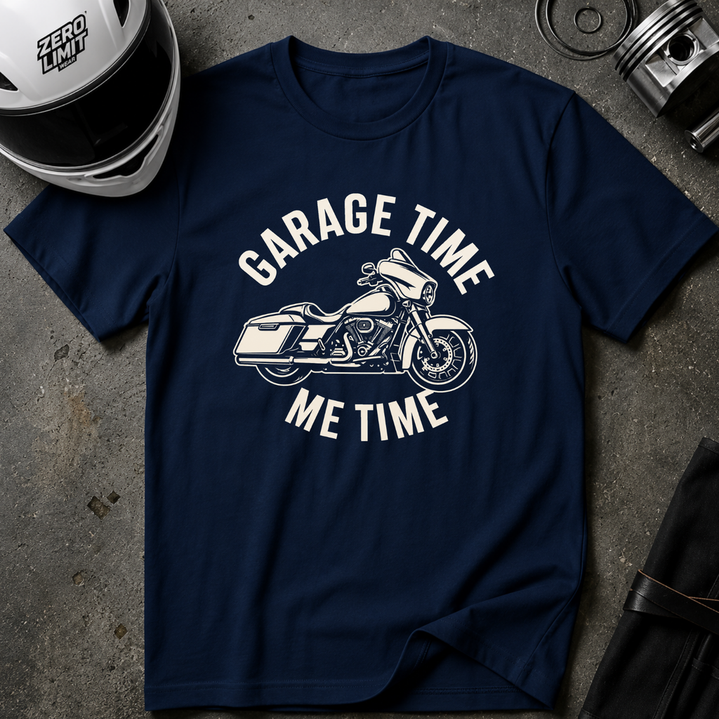 GARAGE TIME, ME TIME T-SHIRT