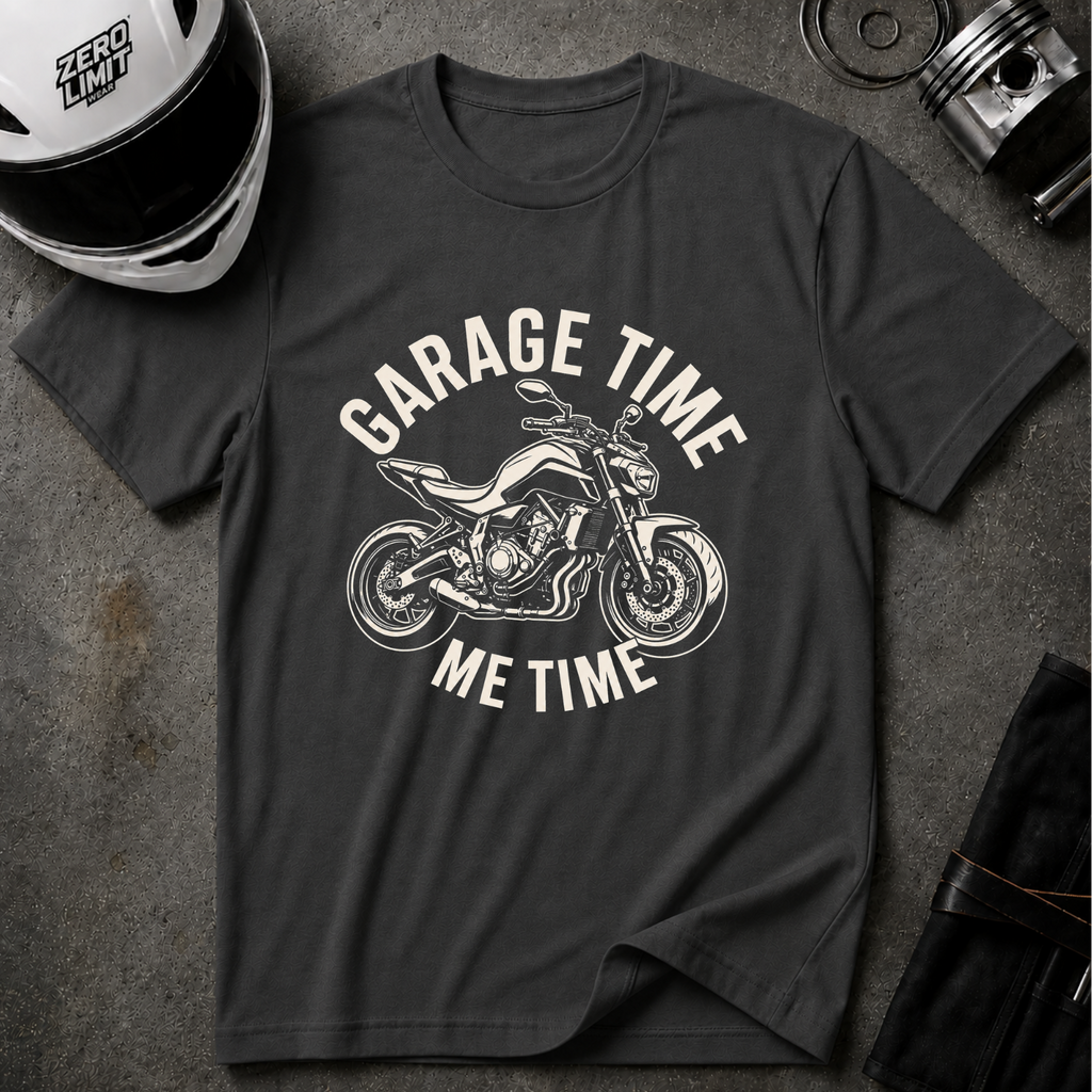 GARAGE TIME, ME TIME T-SHIRT