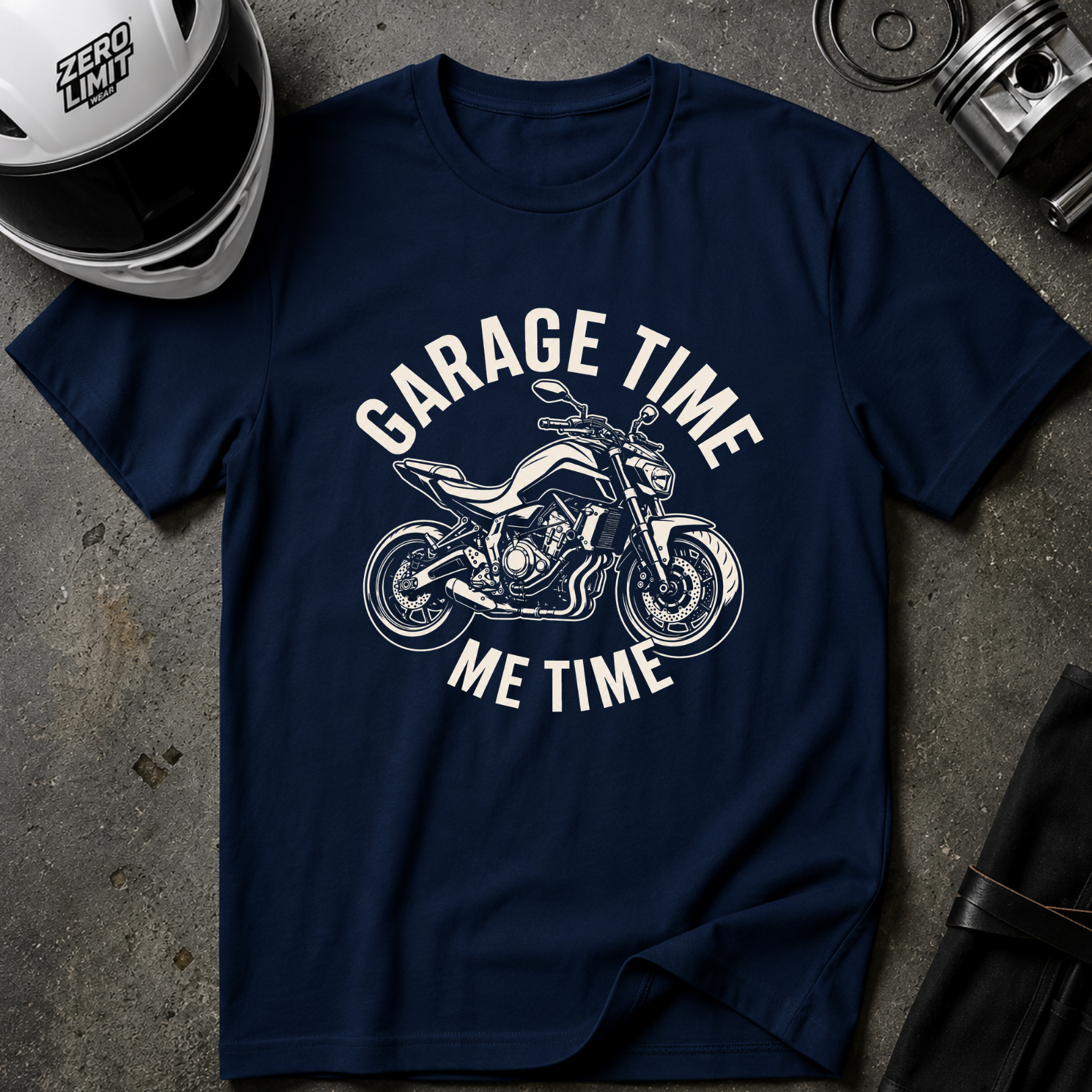 GARAGE TIME, ME TIME T-SHIRT