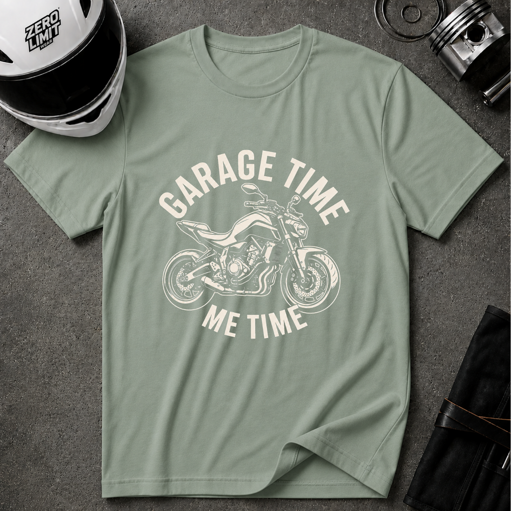 GARAGE TIME, ME TIME T-SHIRT