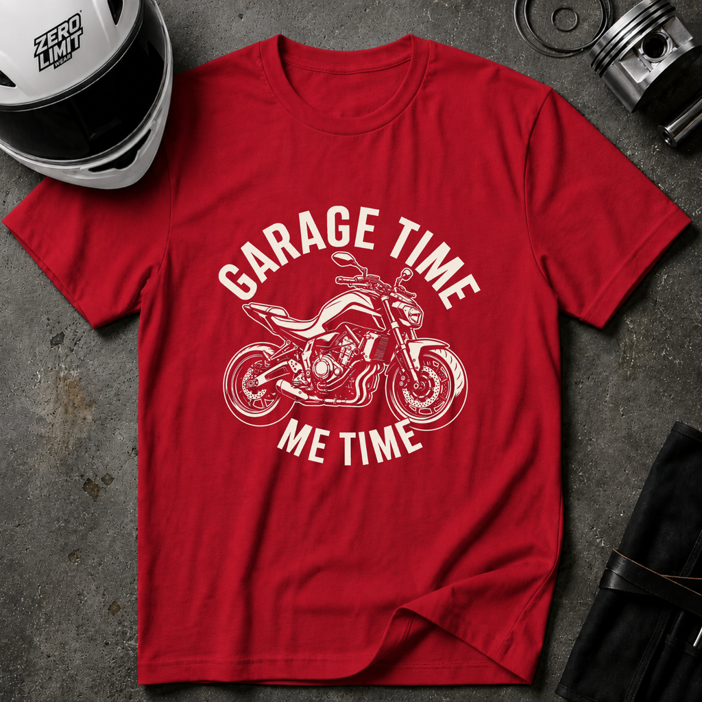 GARAGE TIME, ME TIME T-SHIRT