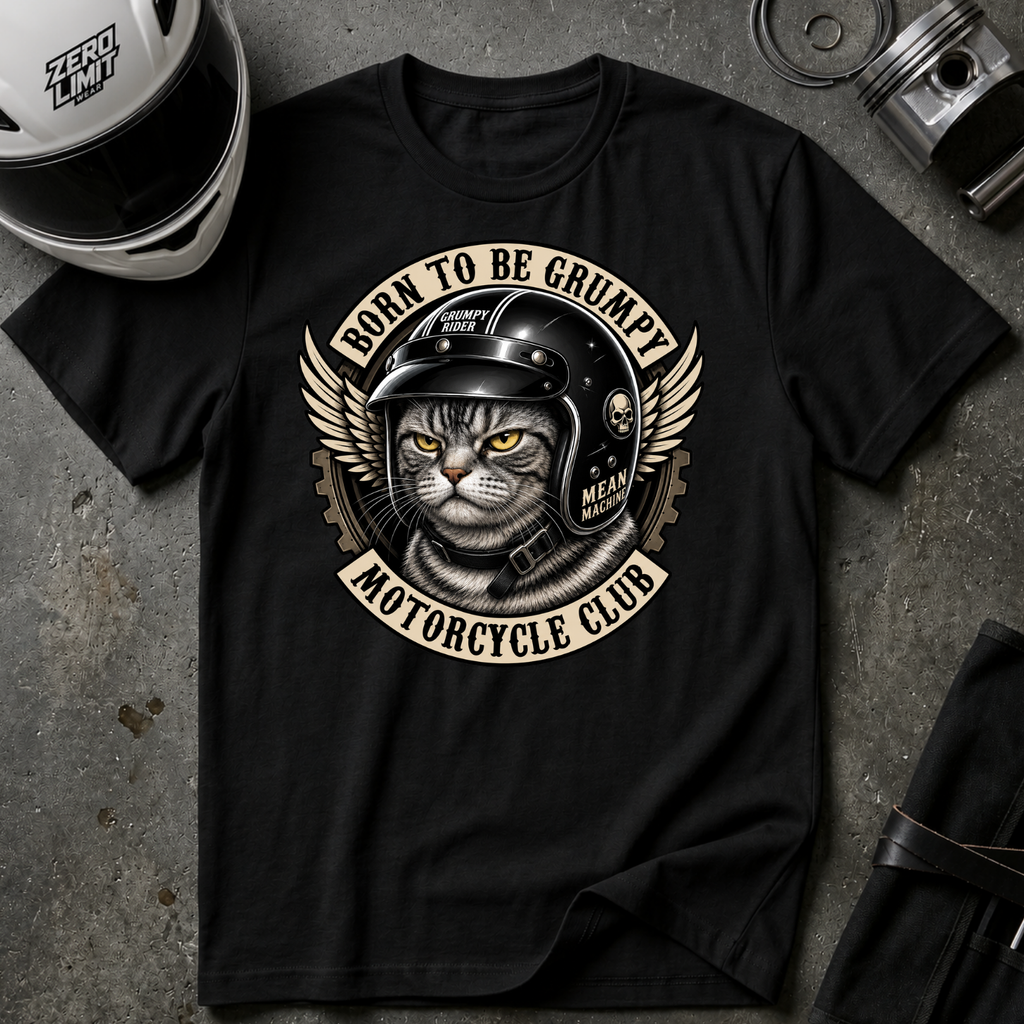 BORN TO BE GRUMPY T-SHIRT