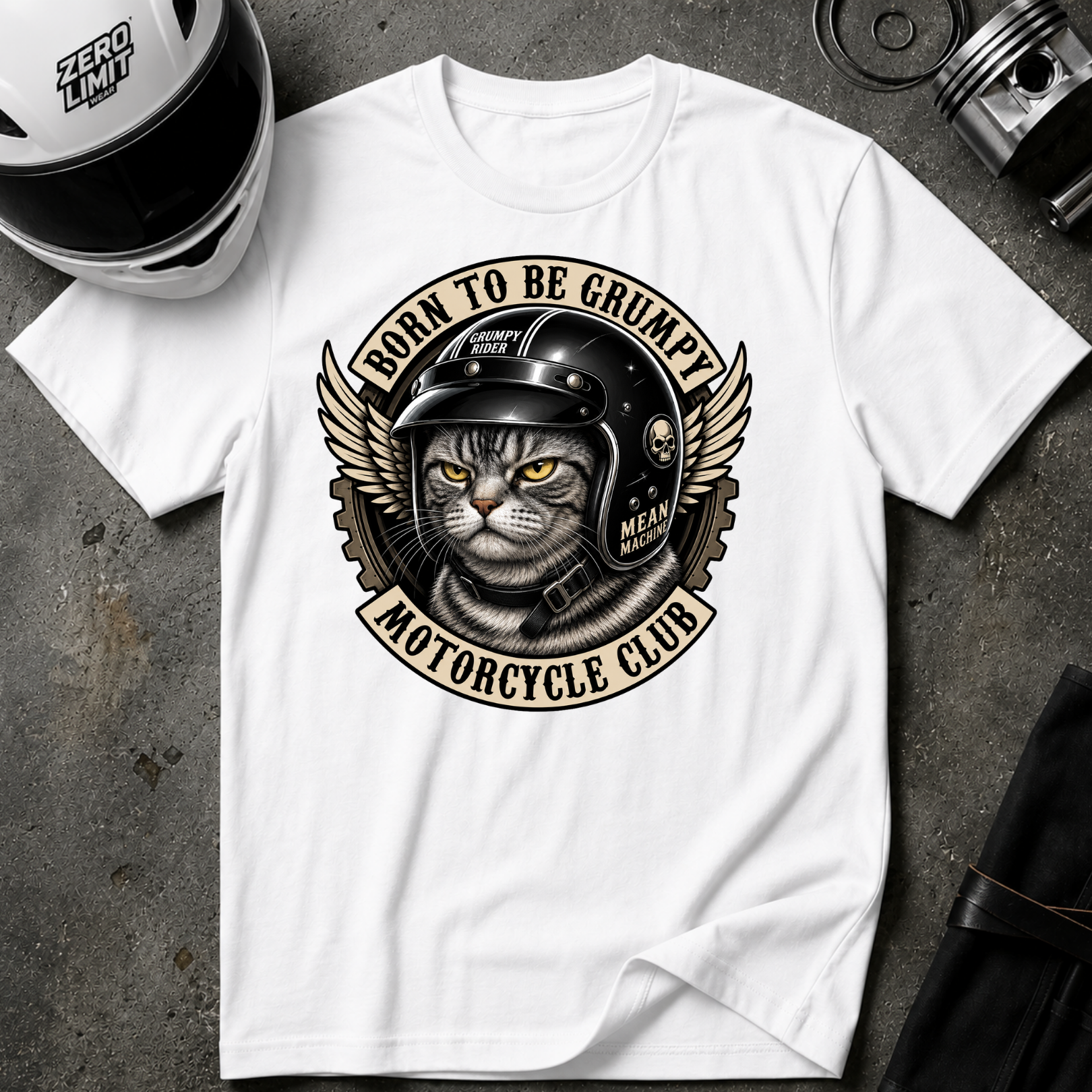 BORN TO BE GRUMPY T-SHIRT