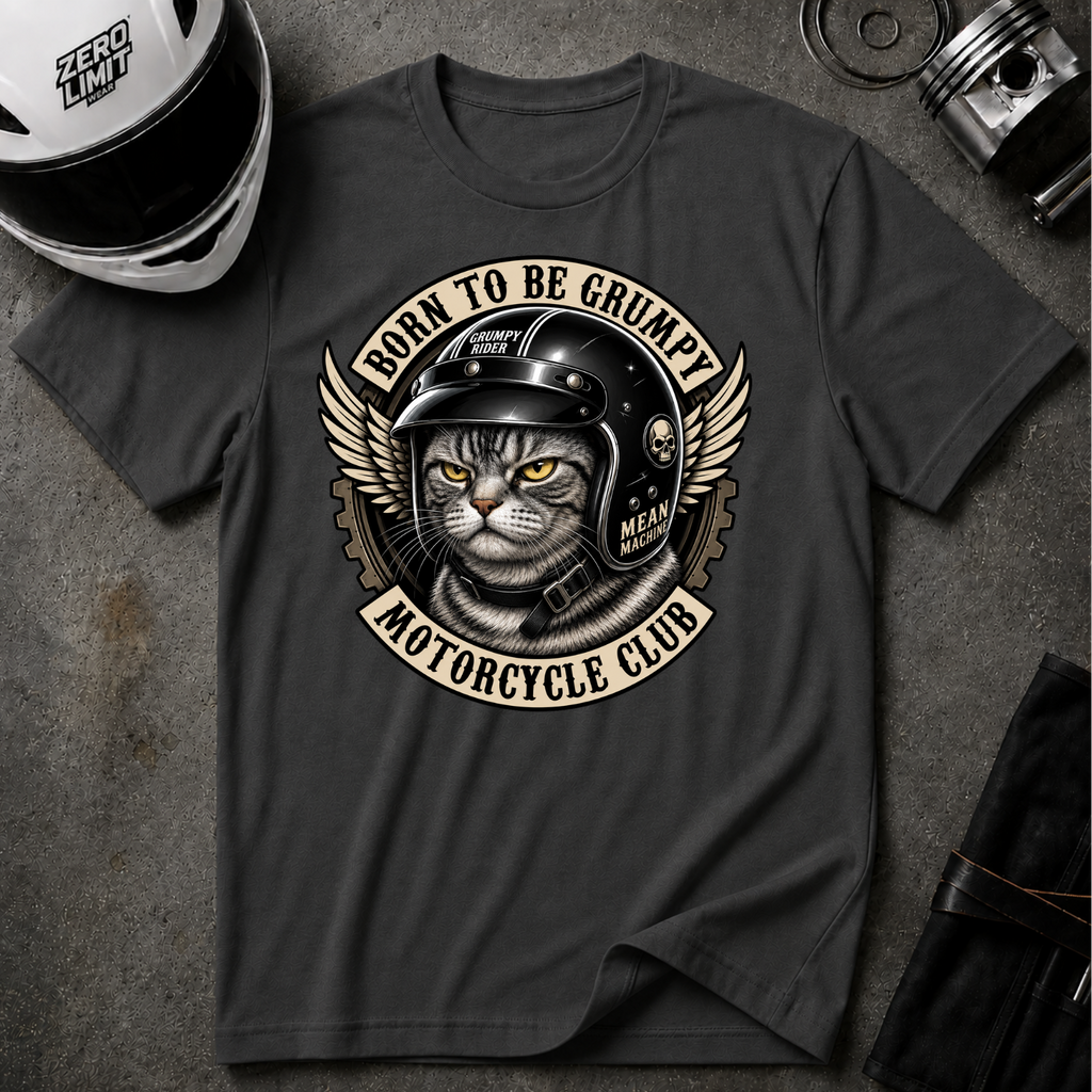 BORN TO BE GRUMPY T-SHIRT
