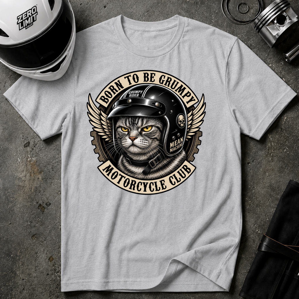 BORN TO BE GRUMPY T-SHIRT