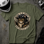 GRUMPY MAINE COON RIDER T-SHIRT