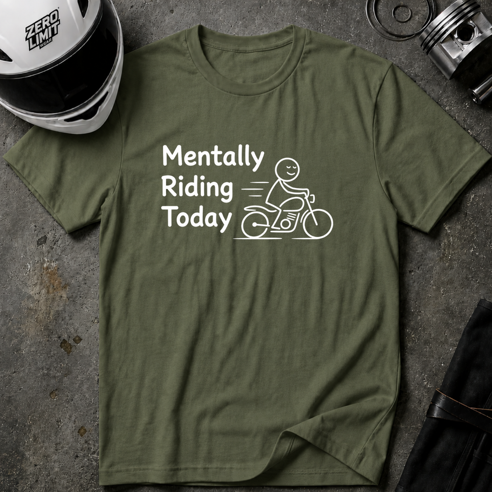 MENTALLY RIDING T-SHIRT