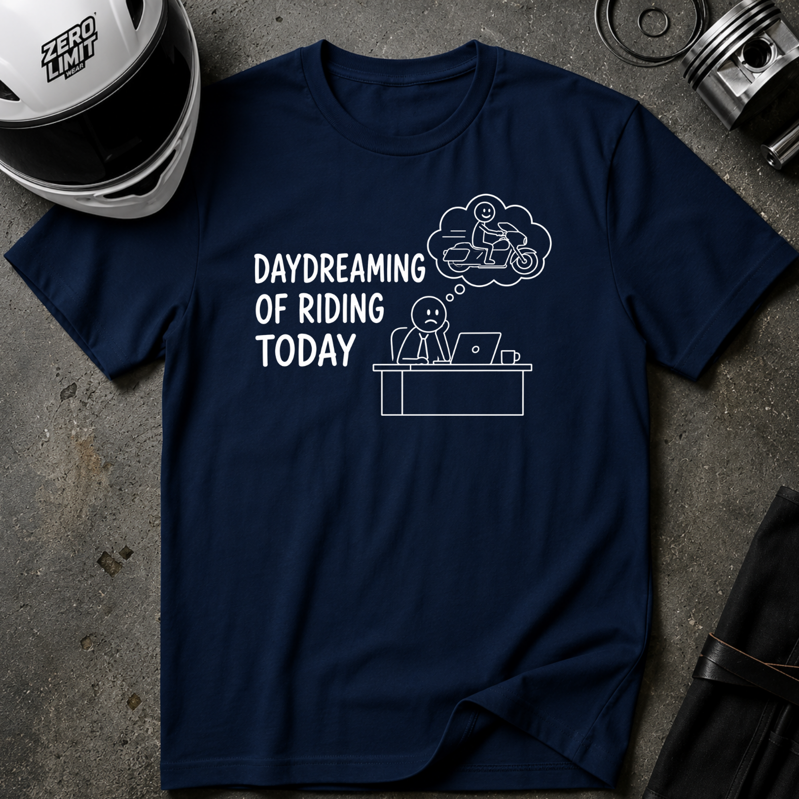 DAYDREAMING OF RIDING T-SHIRT
