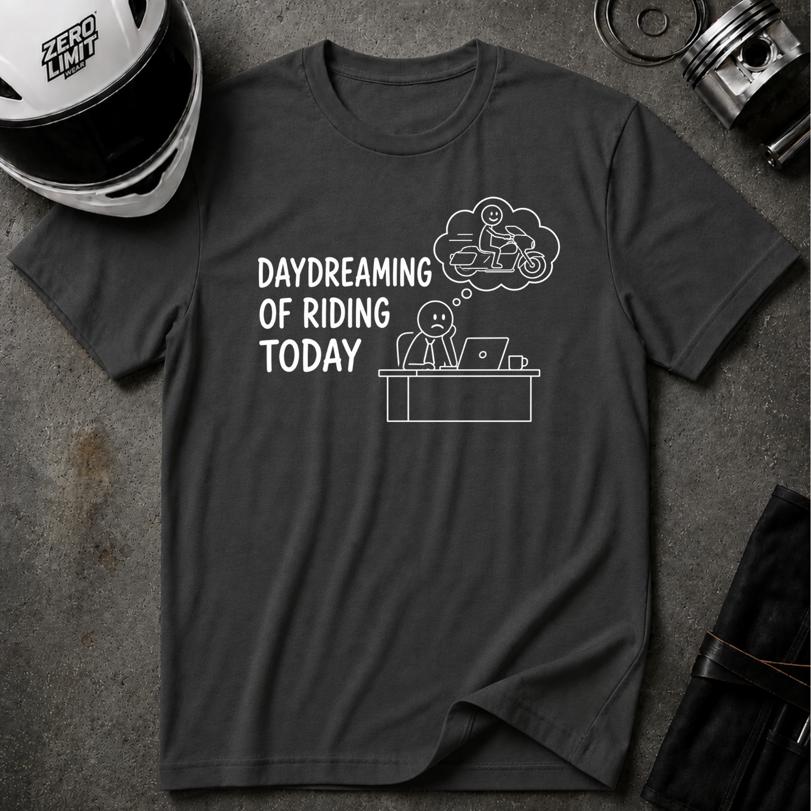 DAYDREAMING OF RIDING T-SHIRT