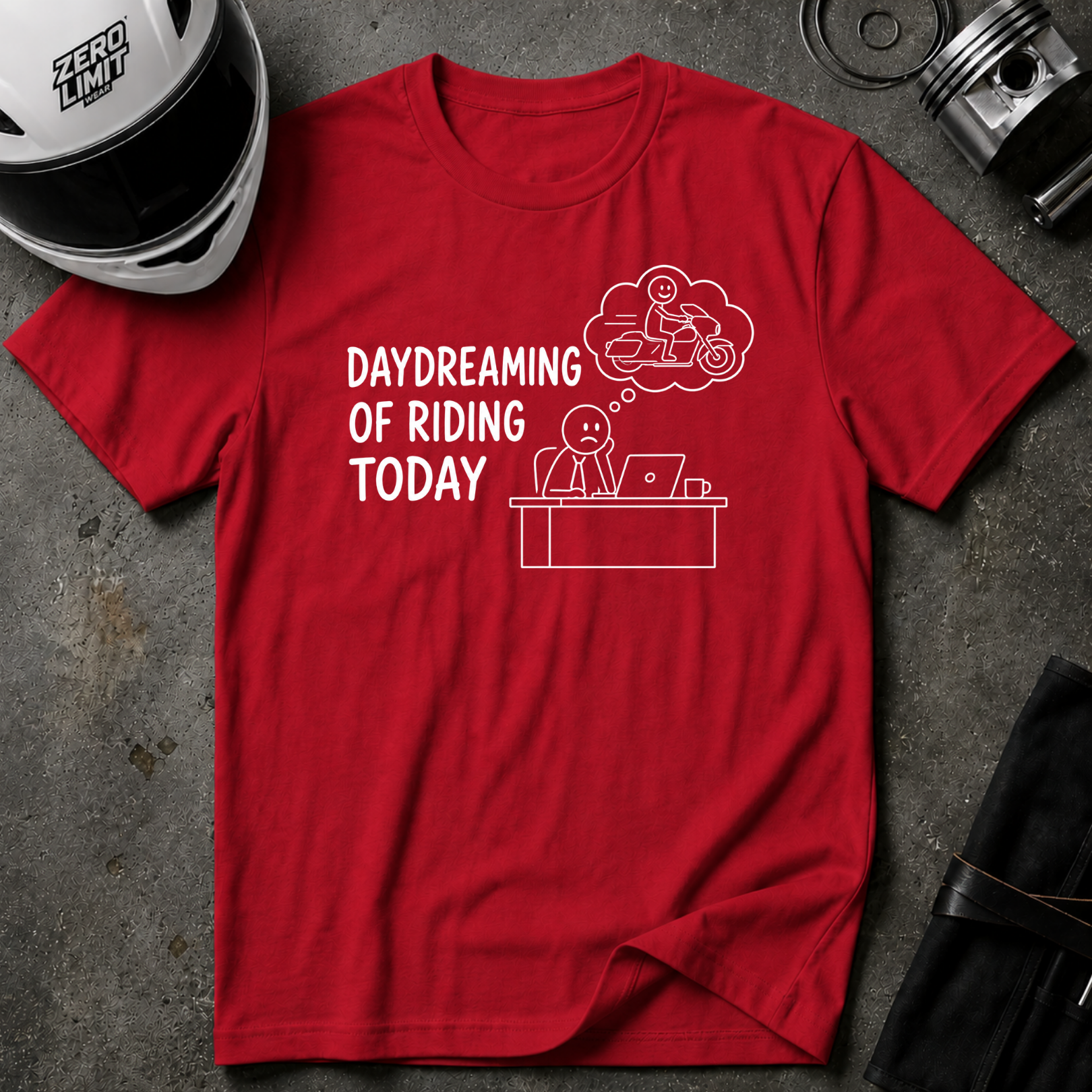DAYDREAMING OF RIDING T-SHIRT