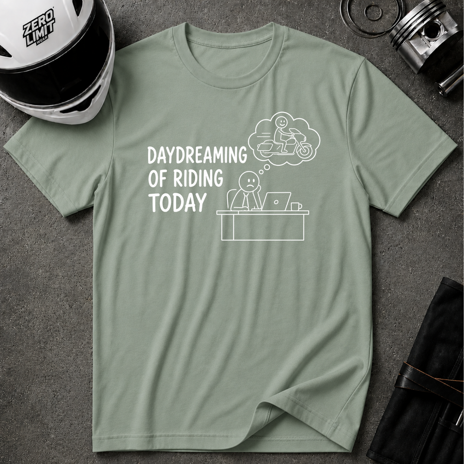 DAYDREAMING OF RIDING T-SHIRT