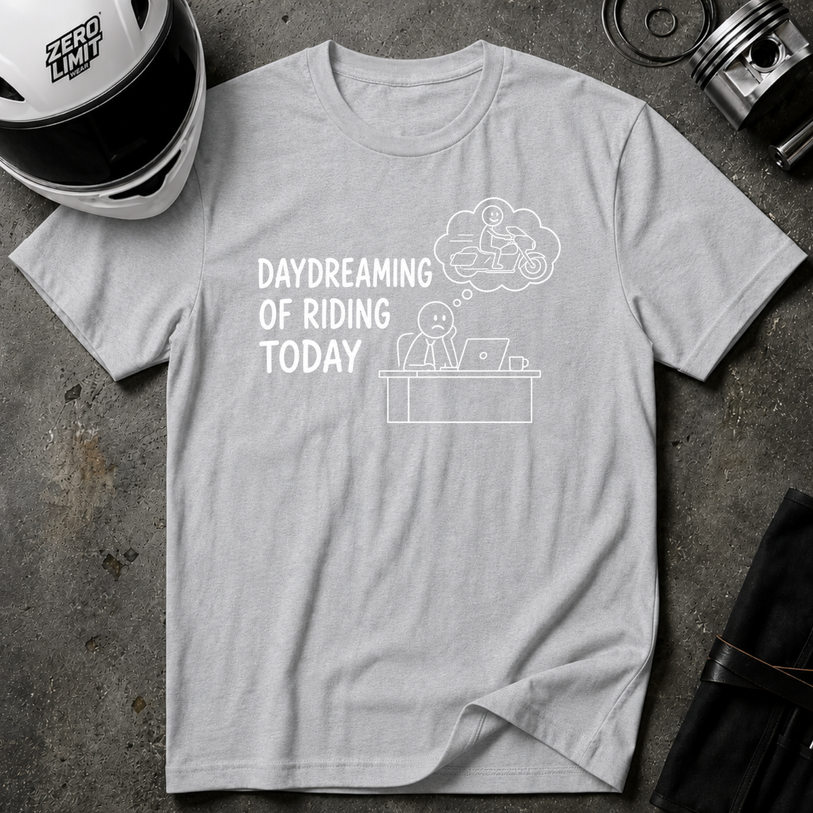 DAYDREAMING OF RIDING T-SHIRT