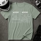 WEEKDAY VS WEEKEND T-SHIRT