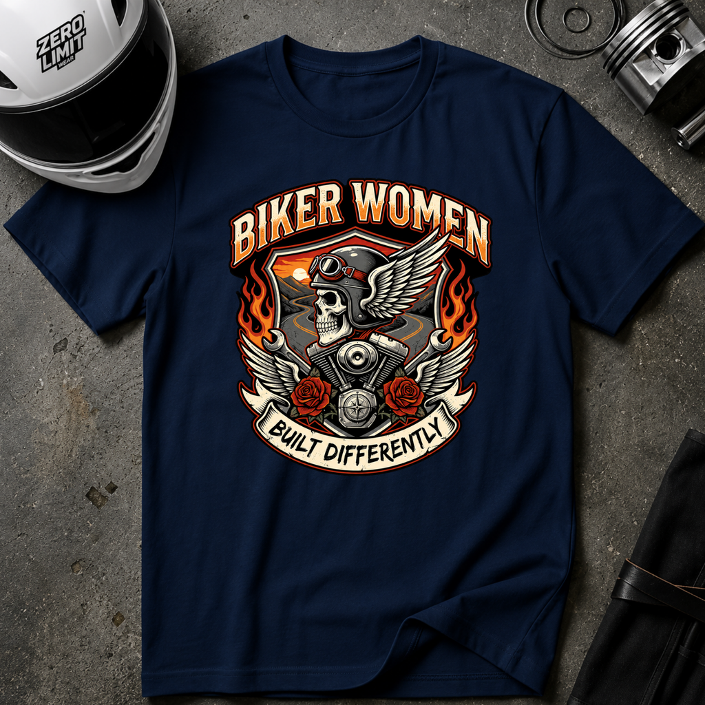 BIKER WOMEN T-SHIRT