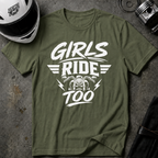 GIRLS RIDE TOO T-SHIRT