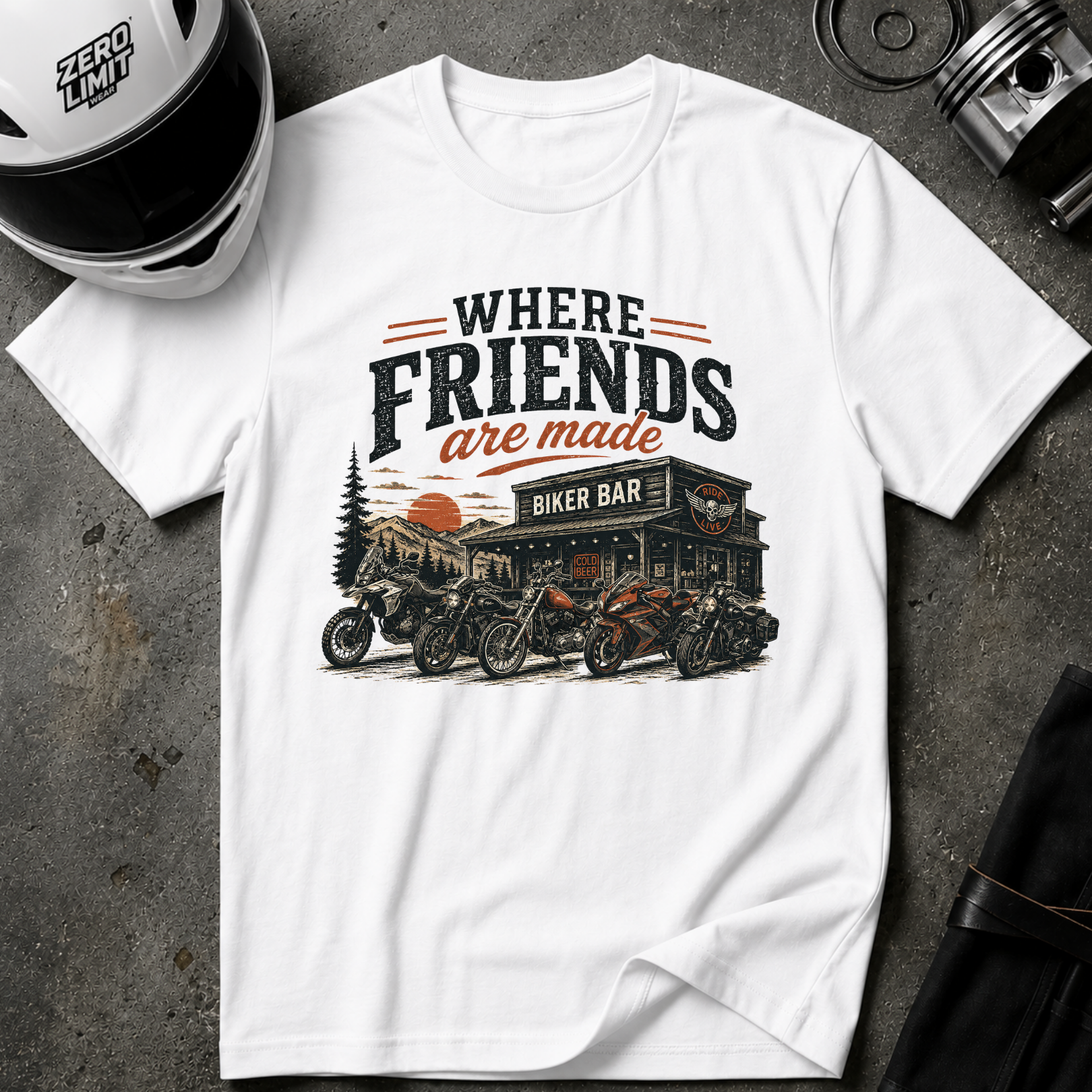 WHERE FRIENDS ARE MADE T-SHIRT
