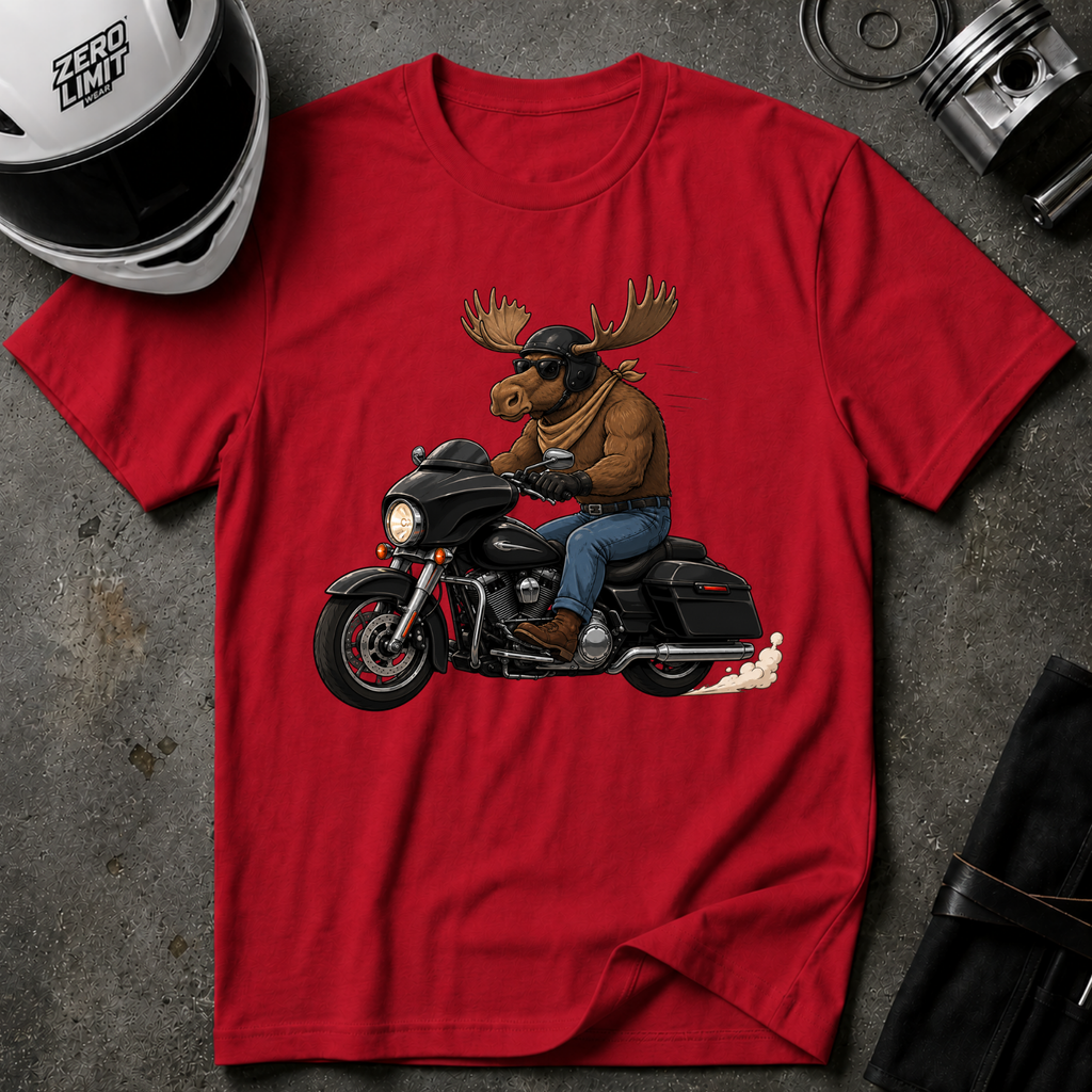 MOOSE RIDER T-SHIRT