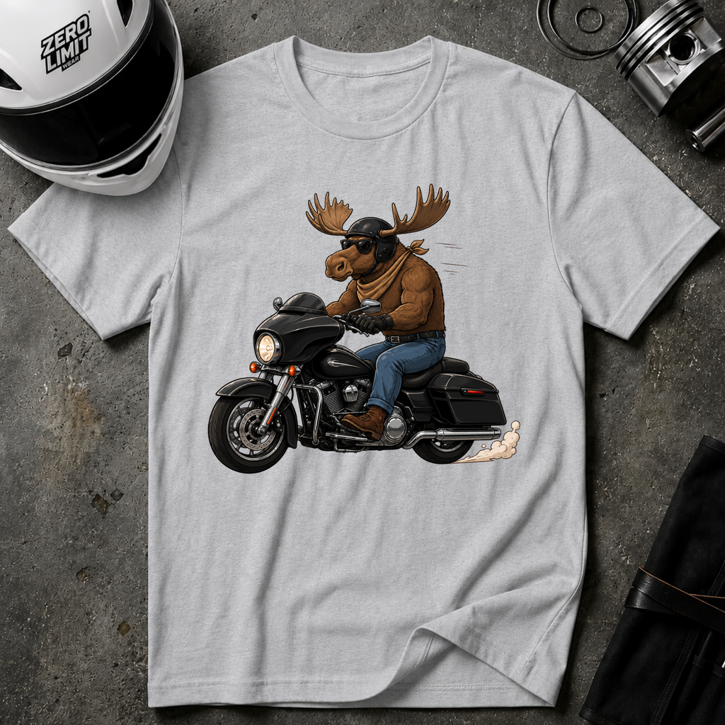MOOSE RIDER T-SHIRT