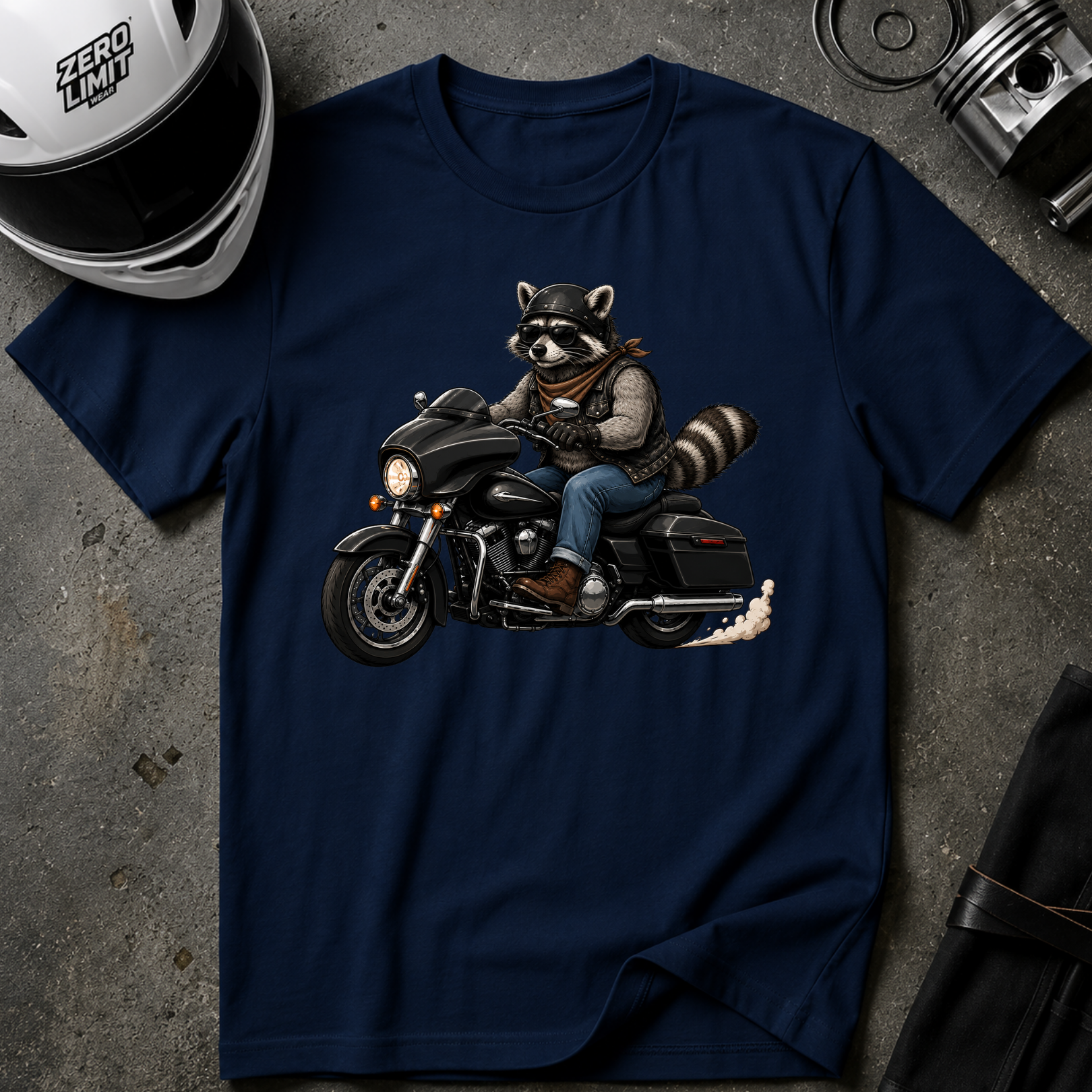REBEL RACOON T-SHIRT