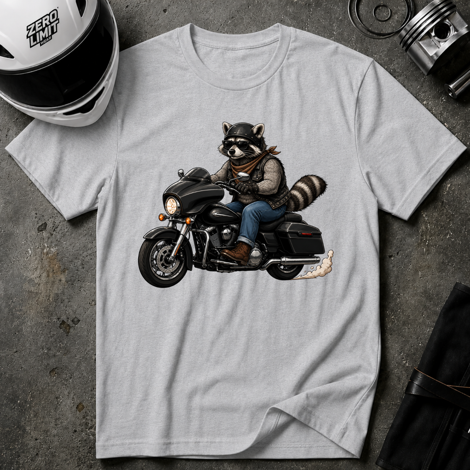 REBEL RACOON T-SHIRT