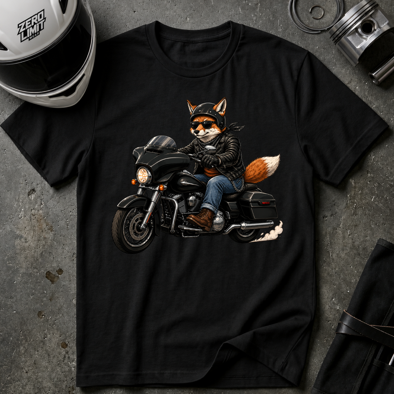 FOX RIDING T-SHIRT